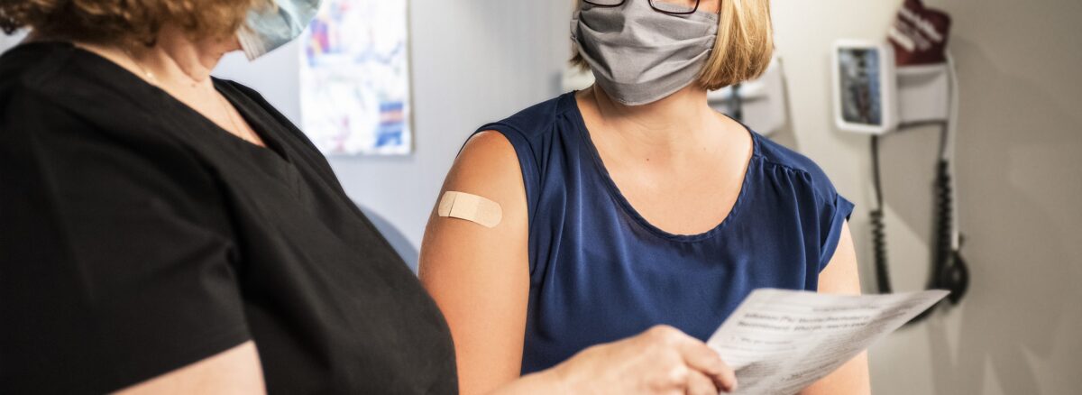 woman consulting a doctor